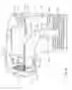 Fig. 32 - Liquid dispenser for a cooler and detergent bottle