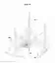 Fig. 11 - STANCHION SAFETY NET SUPPORT ARRAY WITH ANCHORAGE SYSTEM AND METHOD OF USING THE SAME