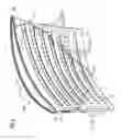 Fig. 04 - Cooled composite sheets for a gas turbine