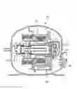 Fig. 11 - Linear compressor and linear motor for a linear compressor