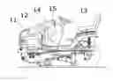 Fig. 01 - Mist projector for a riding lawnmower