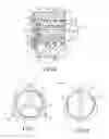 Fig. 04 - Vortex diffuser for rotating/stationary interfaces