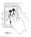 Fig. 05 - Electronic device with gesture display control and corresponding methods