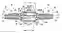 Fig. 01 - Coaxial cable and connector with tuned capacitive coupling