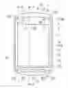 Fig. 01 - Electronic apparatus with partially-covered polygonal-shaped sapphire display cover