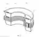 Fig. 07 - Sectional planter with tongue and groove interlocking device