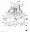 Fig. 08 - Processing device for processing slaughtered and plucked poultry carcasses, comprising poultry-support devices and poultry-processing devices
