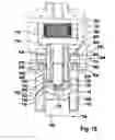 Fig. 21 - Processing device for processing slaughtered and plucked poultry carcasses, comprising poultry-support devices and poultry-processing devices