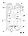 Fig. 27 - Processing device for processing slaughtered and plucked poultry carcasses, comprising poultry-support devices and poultry-processing devices