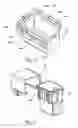 Fig. 12 - Applicator heads for handheld treatment apparatus for modifying keratinous surfaces