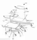 Fig. 01 - Chair assembly with extended surface