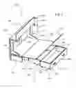 Fig. 03 - Folding bed for space saving storage within a cabinet