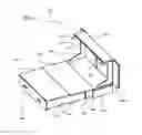 Fig. 04 - Folding bed for space saving storage within a cabinet