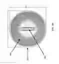 Fig. 14 - Interior-focused sloped-sided apparatus and method