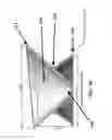 Fig. 19 - Interior-focused sloped-sided apparatus and method