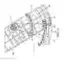 Fig. 17 - Anatomical imaging system having fixed gantry and rotating disc, with adjustable angle of tilt and increased structural integrity, and with improved power transmission and position sensing