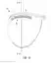 Fig. 17 - Golf club with modifiable sole and crown features adjacent to leading edge