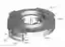 Fig. 01 - Filter cartridge end plate for use in removing a filter cartridge from a shell