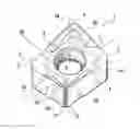 Fig. 01 - Cutting insert and indexable cutting tool