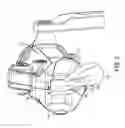 Fig. 04 - Power tool accessory with brace