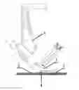 Fig. 01 - Spring biased lever for opening a moveable member of an adapter for a flooring nail gun