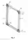 Fig. 03 - Method and apparatus for producing a custom sized canvas stretcher frame
