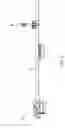 Fig. 03 - Adjustable anchor on a load carrier for a bicycle through-axle