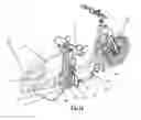 Fig. 07 - Support system and cycle equipped with the support system