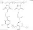 Fig. 10 - Periodic nanostructures from self assembled wedge-type block-copolymers