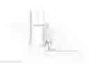 Fig. 01 - Lighted rail for a false wall with a stretched canvas and false wall comprising such a rail