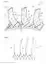Fig. 03 - Blade with branches for an axial-flow turbomachine compressor
