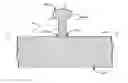 Fig. 01 - TURBINE ENGINE AND TURBINE ENGINE COMPONENT WITH COOLING PEDESTALS