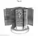 Fig. 34 - Vertial axis wind/solar turbine