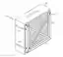 Fig. 01 - Filter mounts for a portable fan and methods for mounting a filter to a portable fan
