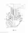 Fig. 10 - Tool-less valve actuator connector for a globe valve assembly