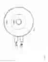 Fig. 13 - Rotationally static light emitting material with rotating optics