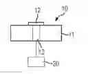 Fig. 01 - Sensor and method for determining a dielectric property of a medium