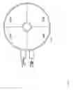 Fig. 07 - Rotationally static light emitting material with rotating optics