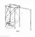Fig. 02 - Positioning table assembly for crash test dummy