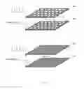 Fig. 13 - Metal plate lens comprising multiple metallic plates with through holes of different sizes