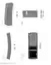 Fig. 13 - Wearable modular electronic device, such as to hold a selectable and/or replaceable biometric sensor in close proximity to and/or in physical contact with a wearer and/or to hold a battery