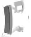 Fig. 44 - Wearable modular electronic device, such as to hold a selectable and/or replaceable biometric sensor in close proximity to and/or in physical contact with a wearer and/or to hold a battery