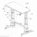 Fig. 01 - Height adjustable desk system and method