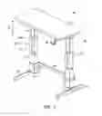 Fig. 02 - Height adjustable desk system and method