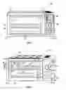 Fig. 02 - Toaster and convection oven with variable controls