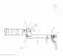 Fig. 10 - Apparatus and devices for percutaneously extending an existing spinal construct