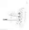 Fig. 20 - Apparatus and devices for percutaneously extending an existing spinal construct
