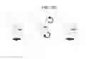 Fig. 10 - Orthodontic arch wire bracket with interchangeable locks including variable tooth positioning control and method of using same