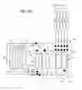Fig. 43 - Dialysis system with balance chamber prime and rinseback