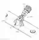 Fig. 01 - Articulating assemblies for cleaning tools and methods of use